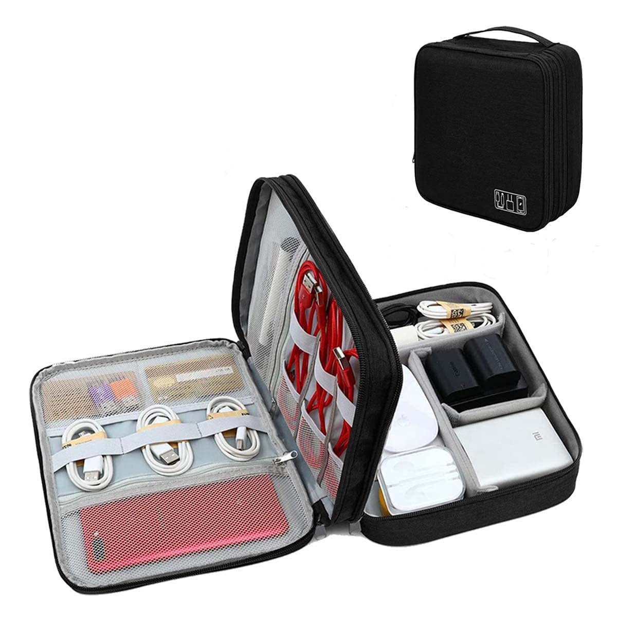 See full amazon price history chart for Niyam 3 layer Gadget Electronic Accessories Organizer Bag for Cables, Charger, Hard Disk, Power Bank (Black) Niyam 3 layer Gadget Electronic Accessories Organizer Bag for Cables, Charger, Hard Disk, Power Bank (Black) (B09R4M28CL) Amazon Price History, Amazon Price Tracker