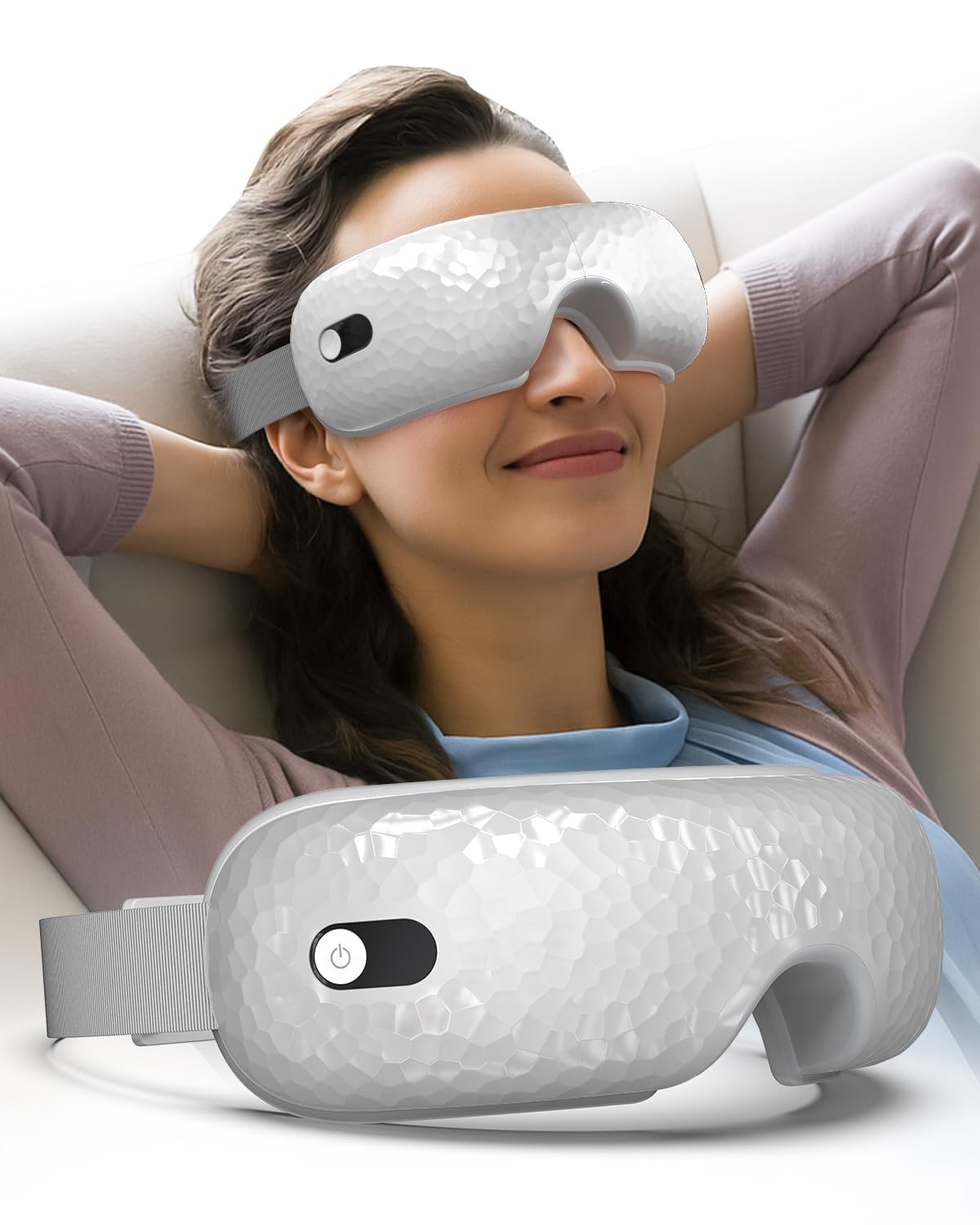 Eye Massager with Heat Massaging Eye Mask Presents Birthday Gifts for Women mom Men him Rrelaxing Eye Care