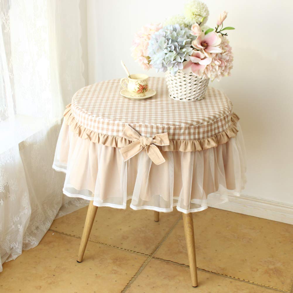 Nappe rurale lavable en coton et macramé idéale pour chaleureuse salle à manger et cuisine