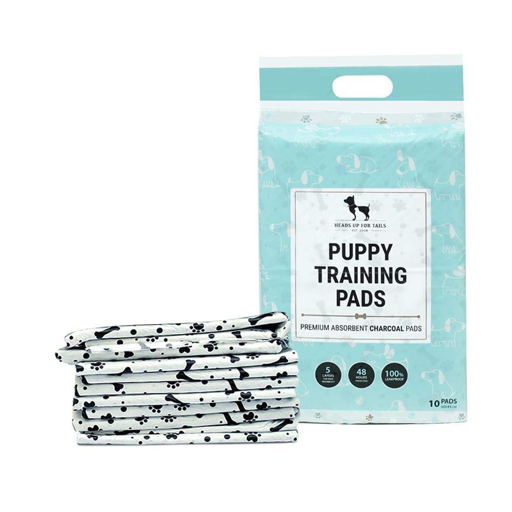 Heads Up For Tails Charcoal Puppy Training Pads - 60 x 90 cm - Pack 30 (B09DXWLV1K) Amazon Price History, Amazon Price Tracker