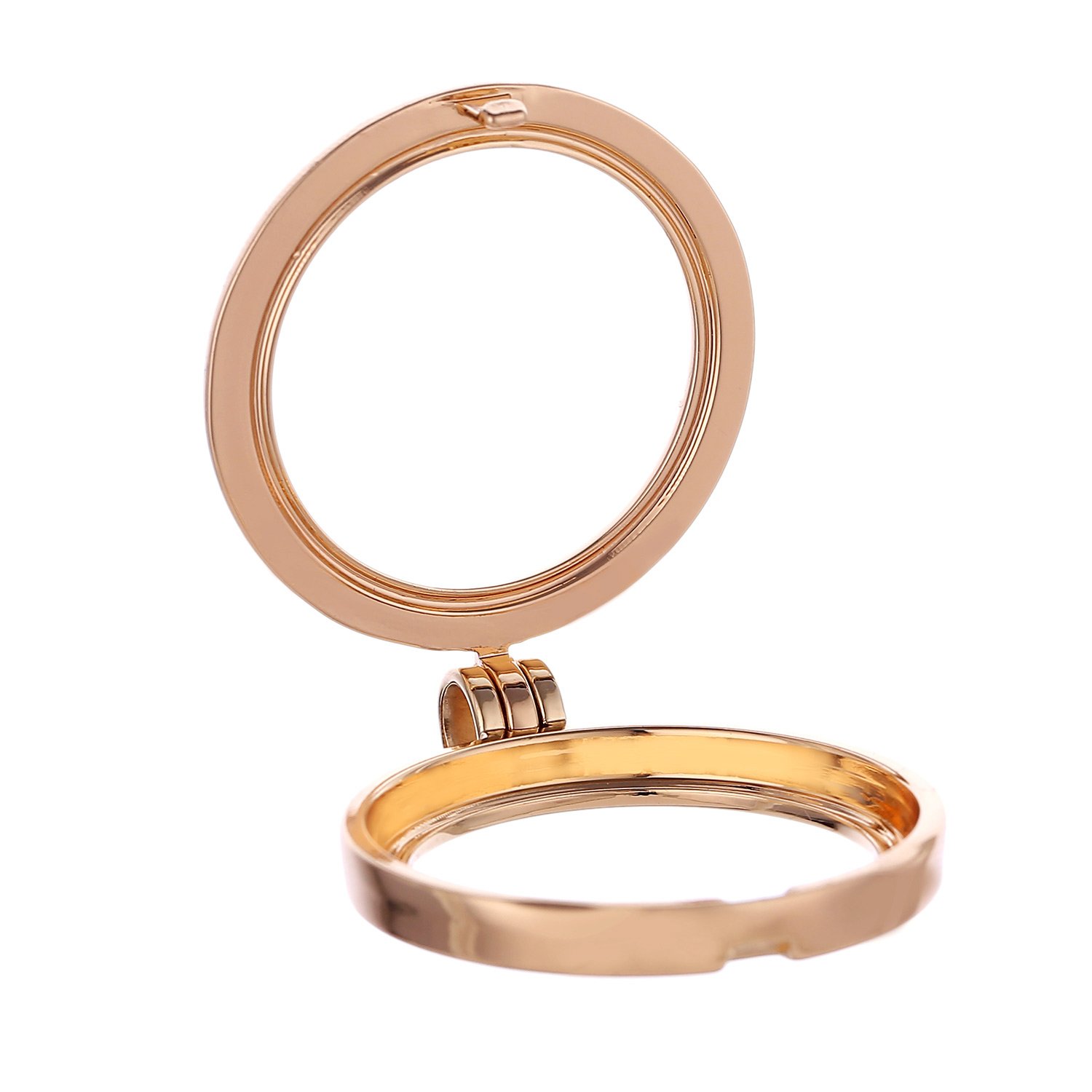 Morella Collana Donna 70 cm Acciaio Inossidabile Oro per Coins Moneta amuleto Ciondolo Rotondo 33 mm per Coins in Sacchetto di Velluto