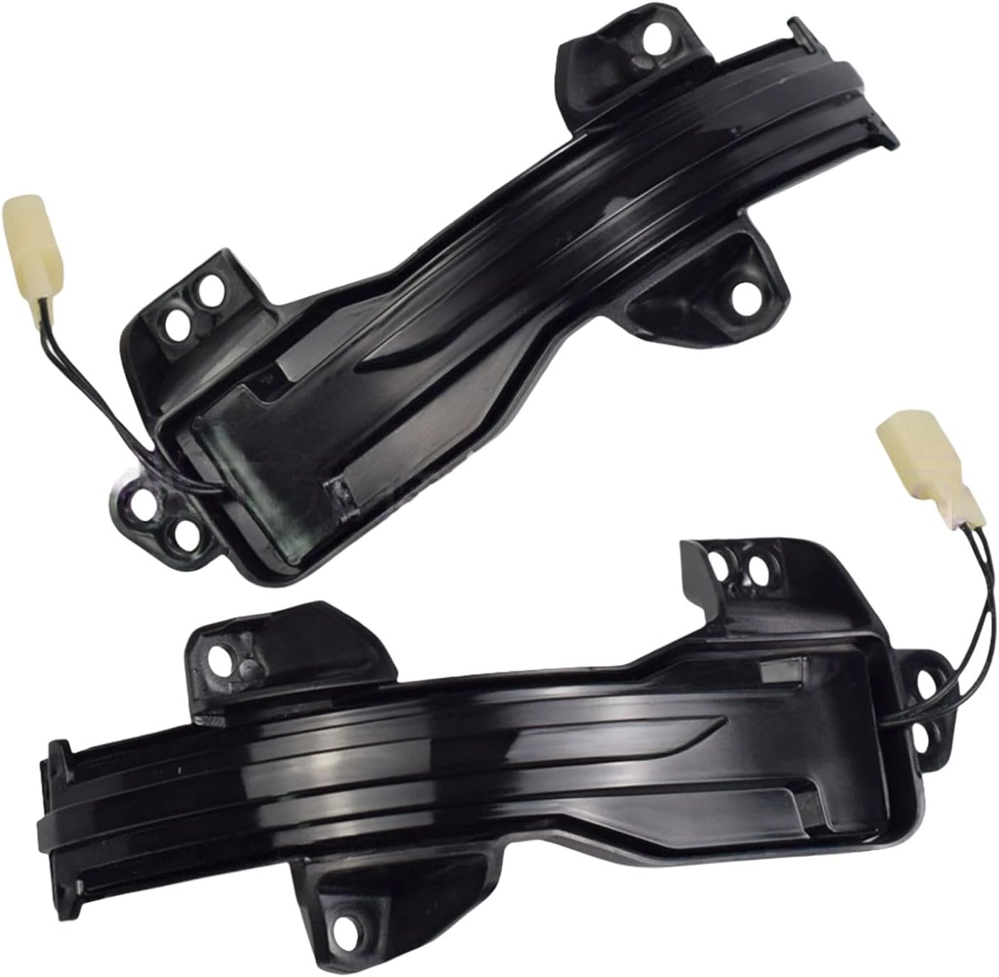 Side Mirror Turn Signal Lights, Fits For Honda CR-V 2012-2021, For Accord 2013-2017, For Honda City 2014-2019, OEM: T346674, Side Mirror Lights Accessories, Turn Marker Lamp.- Black- A Pair