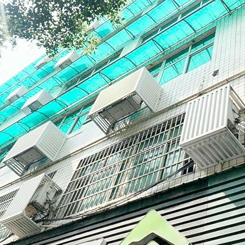 Cubierta de aire acondicionado y pantalla protectora de aluminio 8