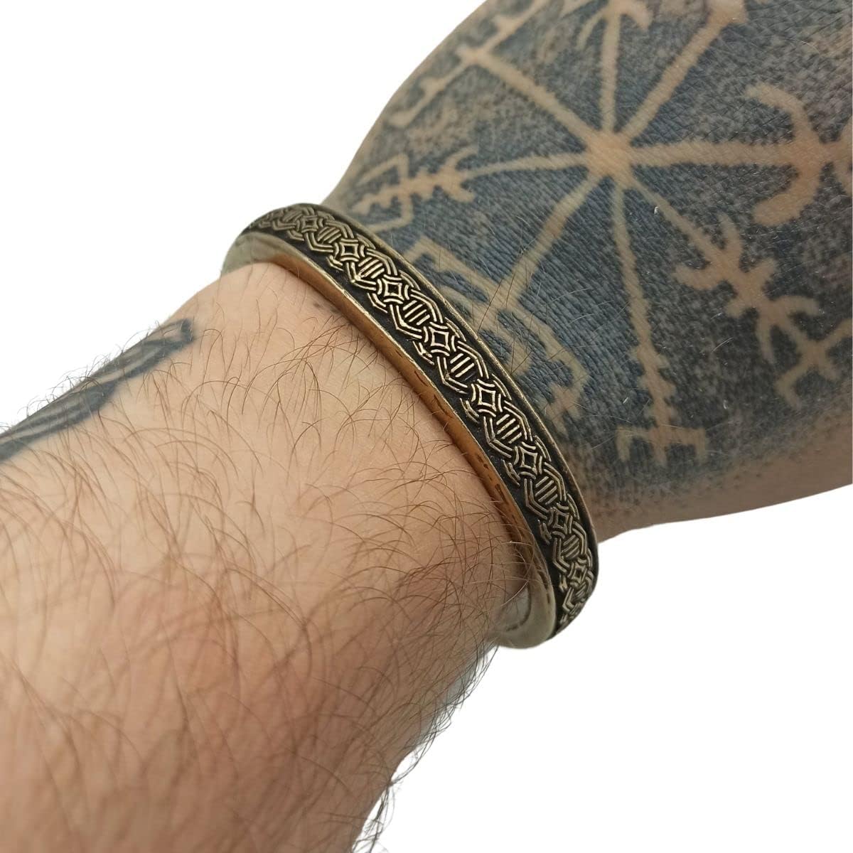 Norse Arm Band Viking bronze Cuff Bracelet Nordic Celtic Jewelry Borre ornament