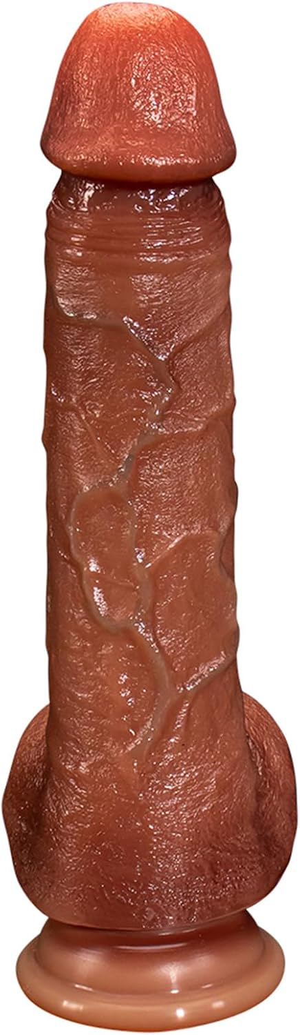 8.86in Huge Anal Dildo Vibrator Male Realistic Dildo with Suction Cup: Silicone Vibrating Dildo Large Dildo Adult Sex Toy for Couples