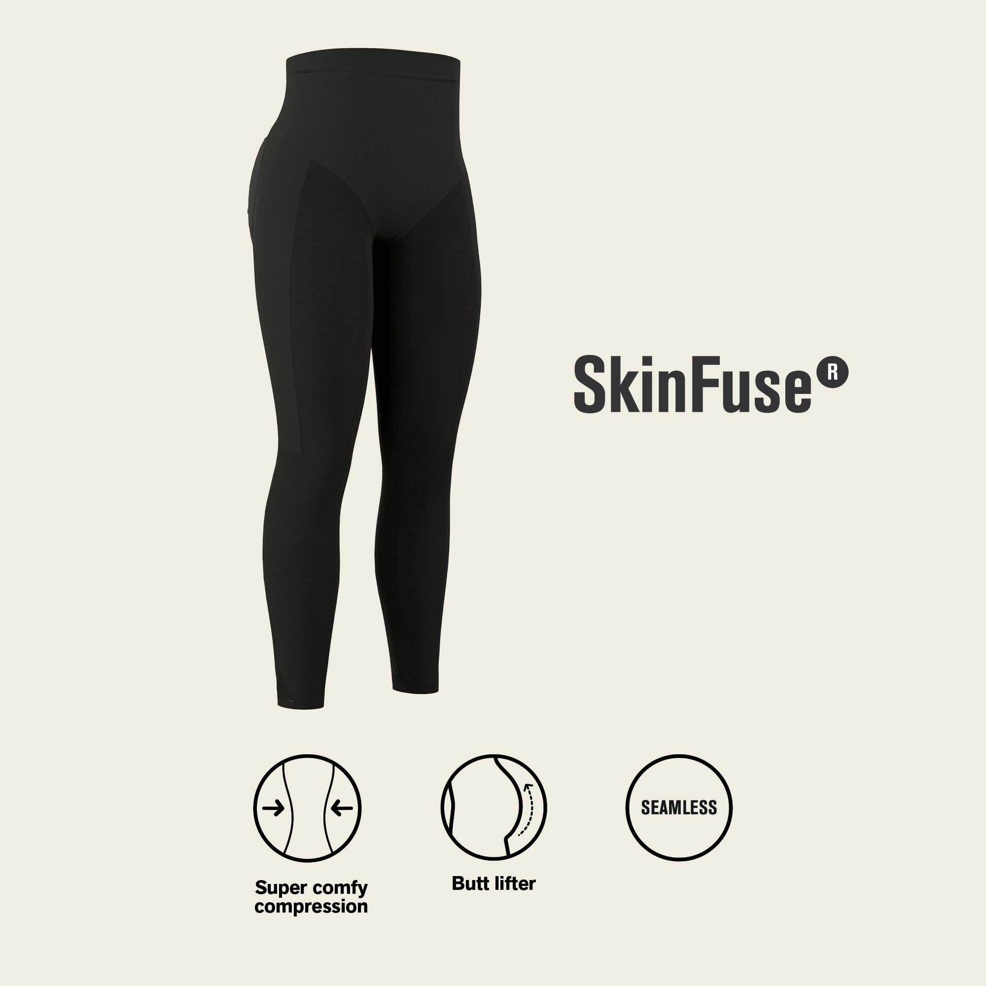 Faja Moldeadora sin Costuras de Cintura Alta para Levantamiento de glúteos Capri o Pantalones Cortos Faja más Delgada para Mujeres Control de Barriga