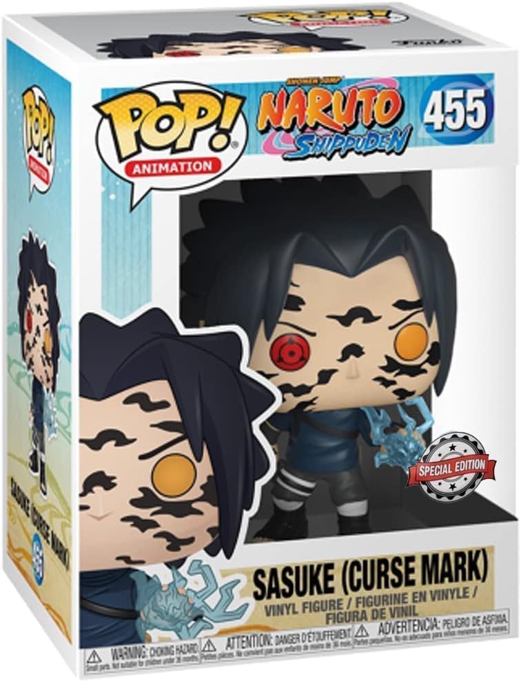 Funko Pop! Animation: Naruto - Sasuke Uchiha with Scars - Naruto Shippuden - Vinyl Collectible Figure - Gift Idea - Official Merchandise - Toy for Children and Adults - Anime Fans