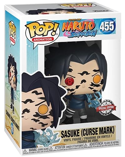 Funko Pop! Animation: Naruto - Sasuke Uchiha With Scars - Naruto Shippuden - Collectable Vinyl Figure - Gift Idea - Official Merchandise - Toys for Kids & Adults - Anime Fans