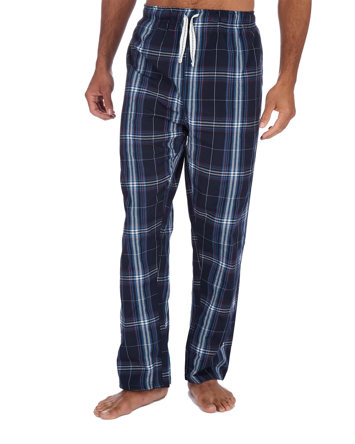 Undercover Mens Woven Check Lounge Pants 31B2140 Navy Check Large