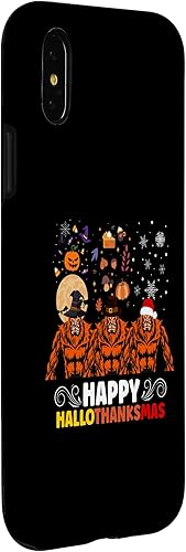 Miniatura 9 de Funda para iPhone 13 Pro Max Halloween, Acción de Gracias, Navidad, Hallothanks Bigfoot