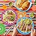 120PCS Mexican Fiesta Plates and Napkins Party Supplies, Cinco De Mayo Party Decorations Tableware Set for Mexico Taco Carnival Colorful Carnival Birthday Pinata Platters Dance Party Serves 20