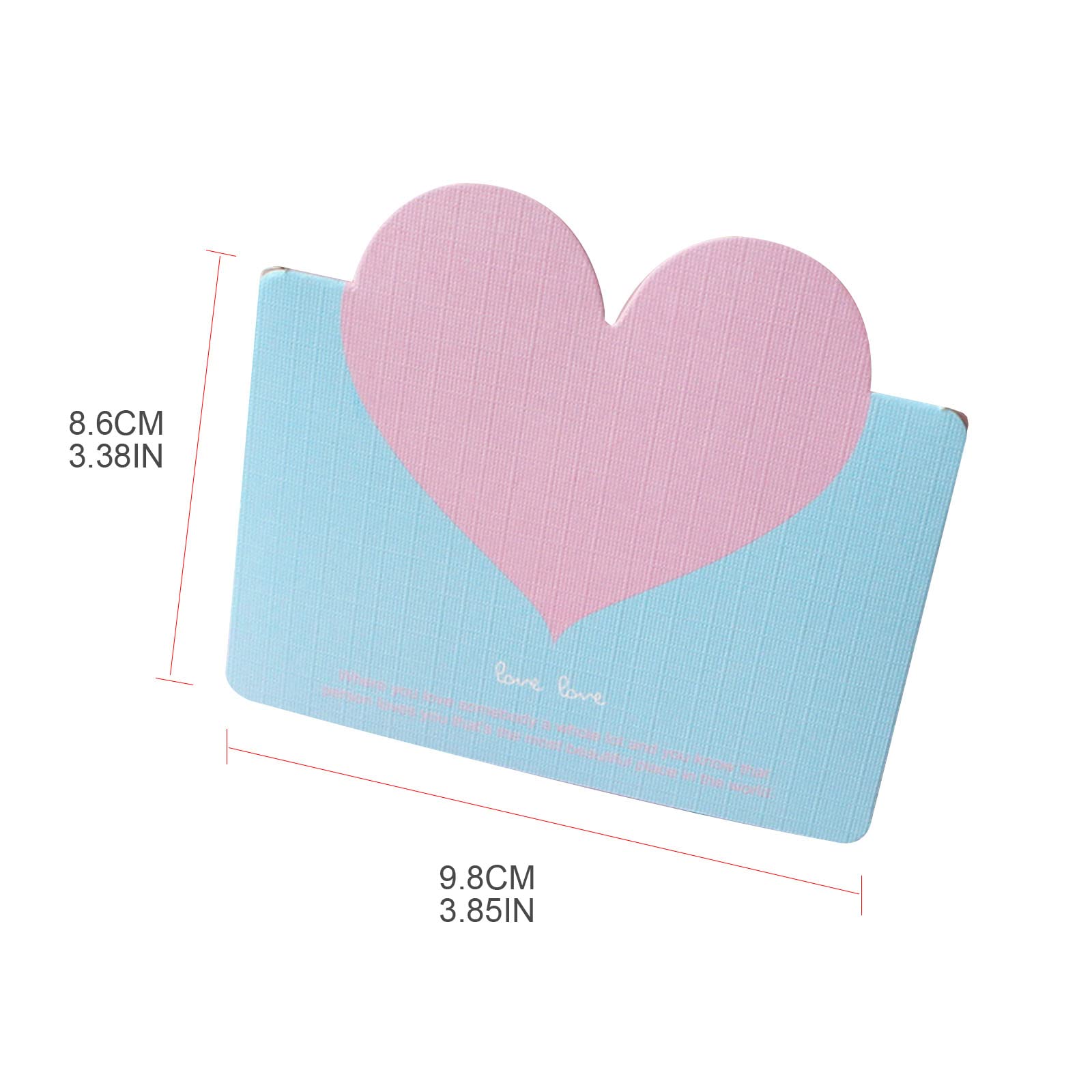 240 Set Biglietti San Valentino con Buste Adesivi Assortimento Bulk