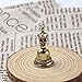 Ximimark 5pc Brass Retro Small Bell Hand Rattle Buddhist Five-strand Demon Bell For Men And Women Waist Hanging Keychain Pendant Accessories