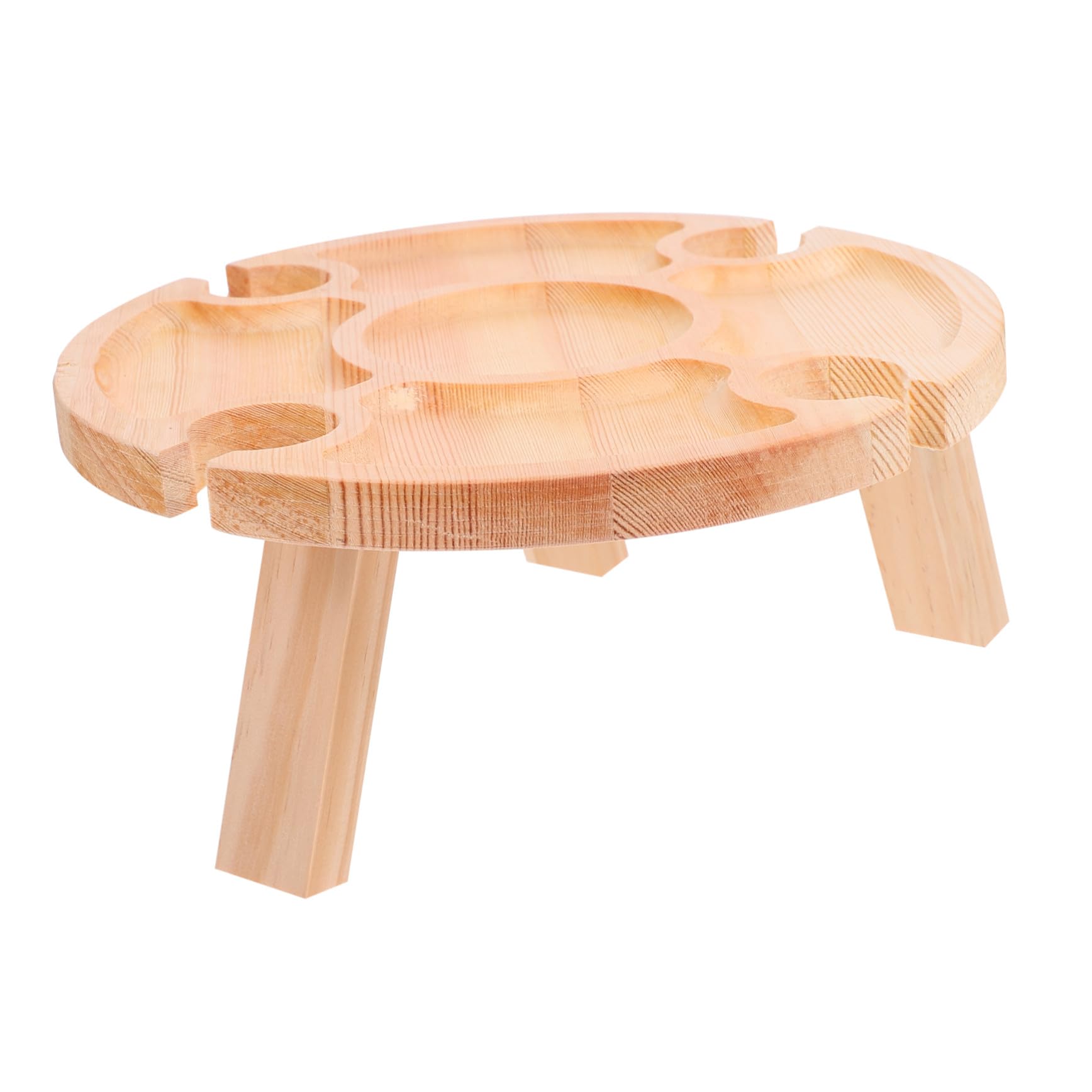 Table à vin pour apéritifs nomades pour éviter les verres renversés sur le sable