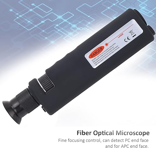 Miniatura 7 de Microscopio monocular de fibra óptica de mano 400X Ampliación de comunicación óptica Fibra Cable Inspección Microscopio Lupa
