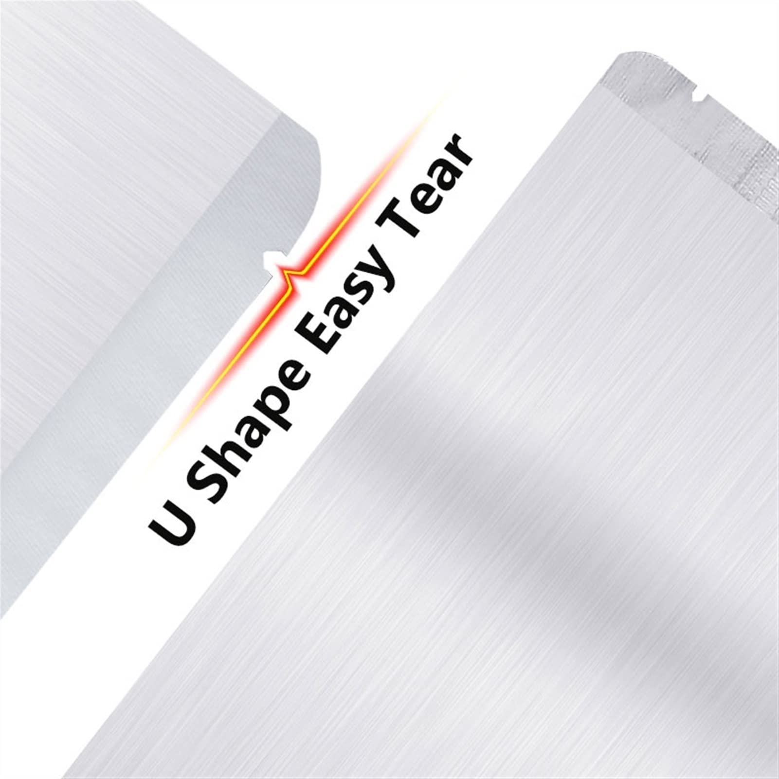 Sacs sous Vide for Aliments, 100 sachets Mylar for Riz, céréales, Haricots et Conservation Alimentaire d'urgence à Long Terme, de Tailles Assorties, Plats thermoscellables(40 * 60cm)