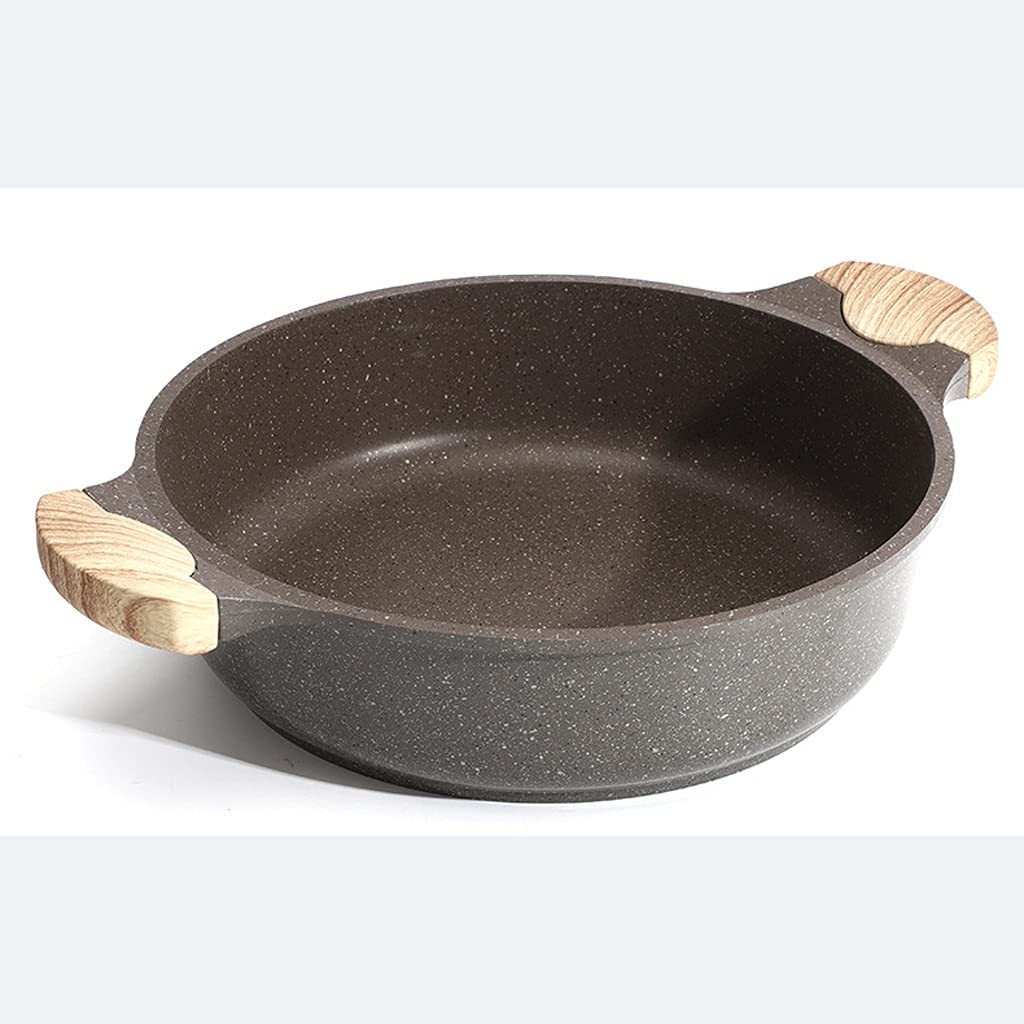 Pentola A Pressione in Stile S Yuanyang Guo, Fornello Elettromagnetico, Fornello A Gas, Padelle Antiaderenti Universali, Calde Come Sempre(Pentola per Zuppa Onecolor-28Cm con Coperchio)