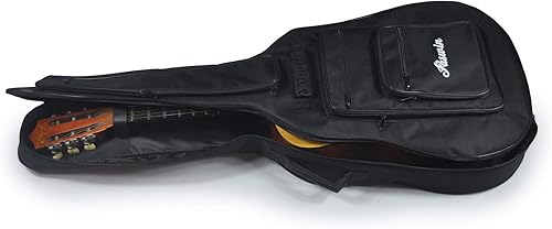 Miniatura 4 de Faswin bolsa de transporte acolchada para guitarra acústica con 6bolsillos púas y correa 41pulgadas
