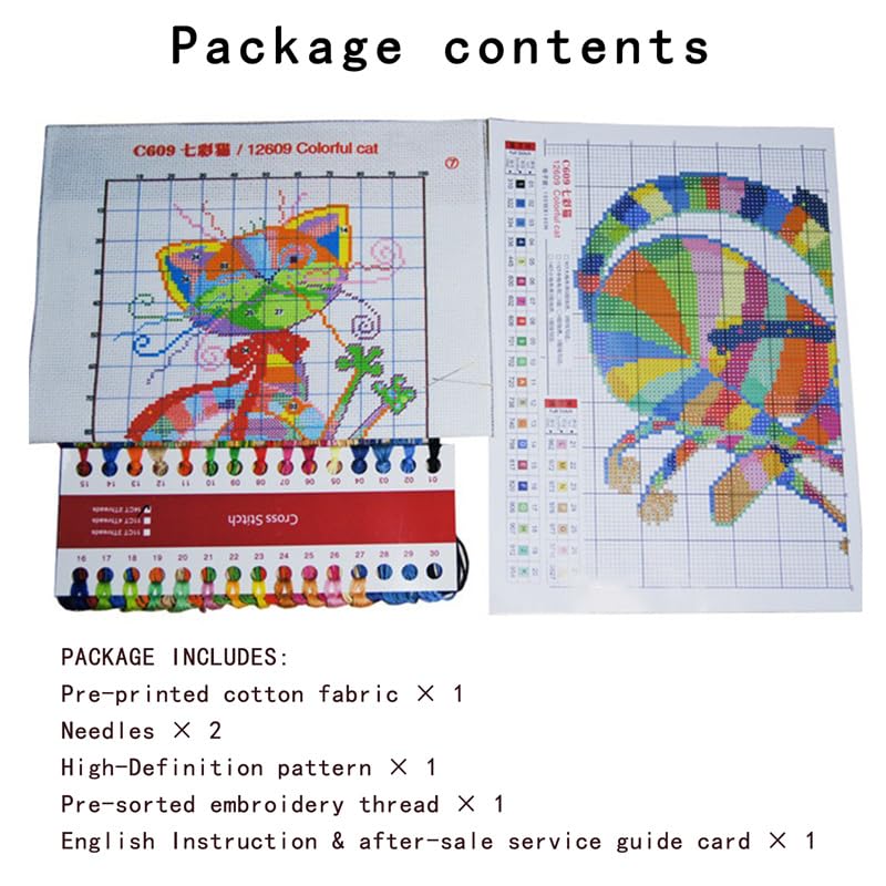 Image of JOYSEWING Blossom Expanse Stamped Cross Stitch Kits 11CT Counted Embroidery Needlepoint Kits for Beginners DIY Craft Kit Home Decor-(Flower Coast (Printed)) 26x22 inch