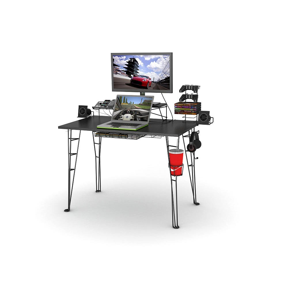 Buy Atlantic Gaming Original Gaming Desk 32 inch TV Stand, Charging