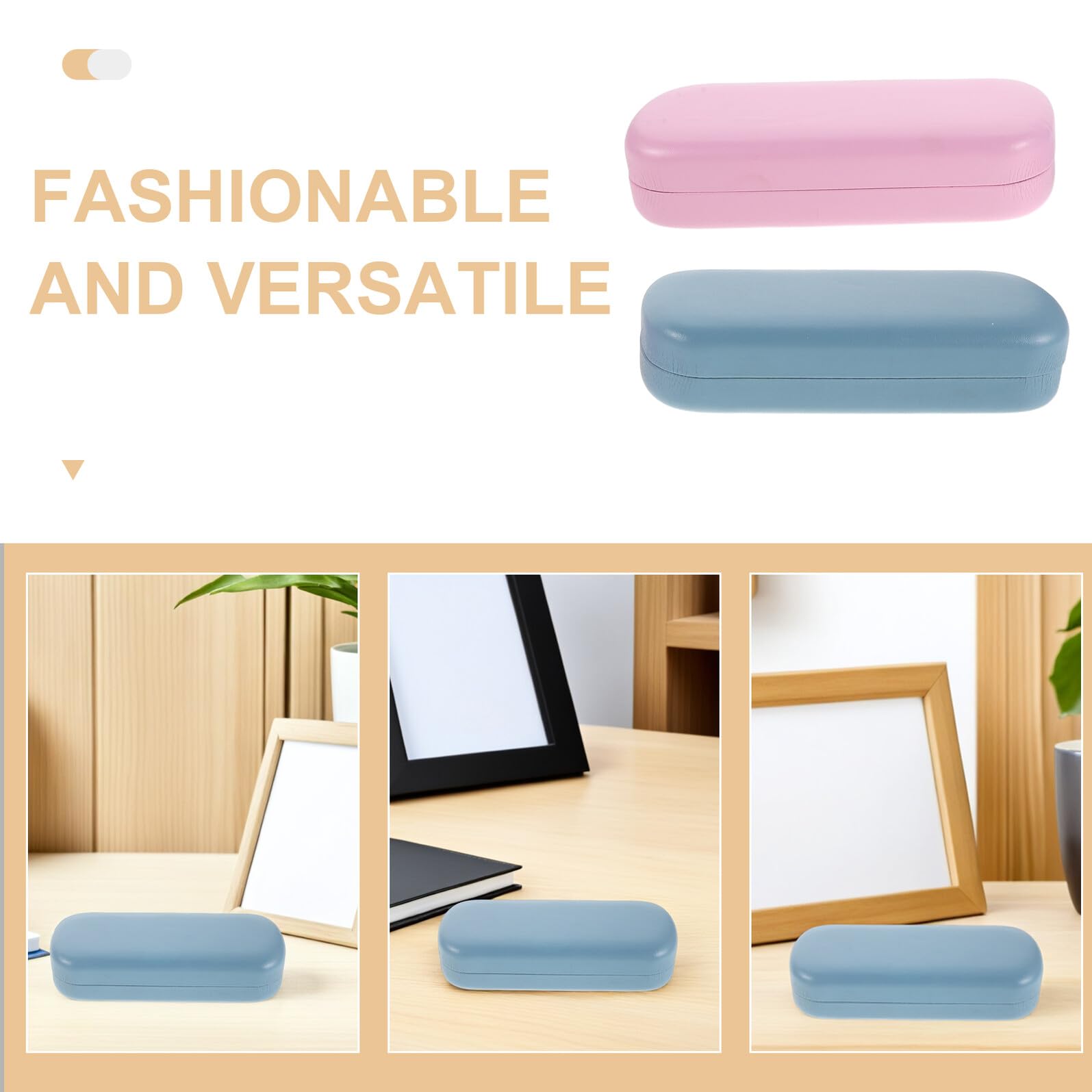 ifundom 4pezzi Custodia Rigida per Occhiali da Sole Vista Custodia Protettiva Portatile per Viaggi Organizer da Viaggio per Occhiali