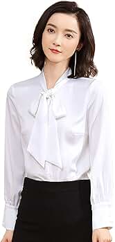 トップス maison celon chiffon tie blouse white chiffon tie blouse（シャツ/ブラウス）｜célon（セロン