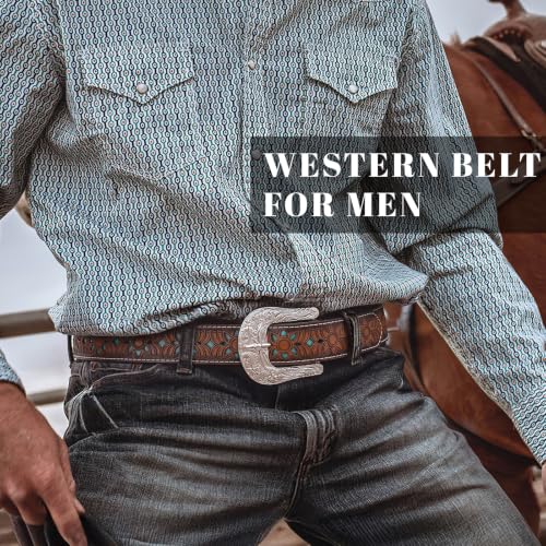 Image of BELTROAD Western Belts for Men Women 1.5 inch Vintage Country Belt for Jeans