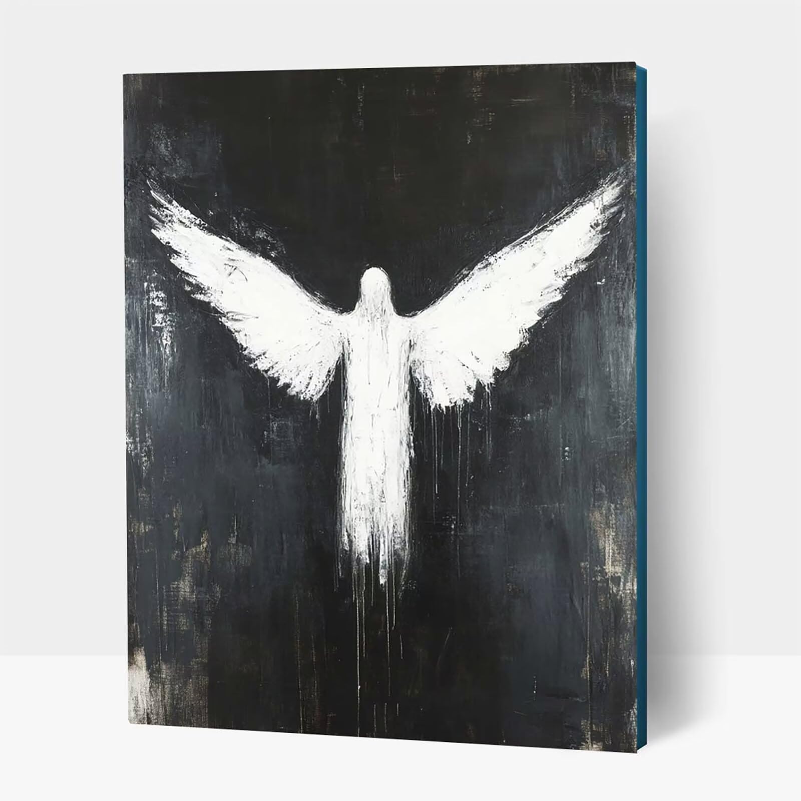 Diamond Painting Set „Graue Flügel“ – 5D DIY Diamantbild Für Erwachsene, 30 X 60 Cm