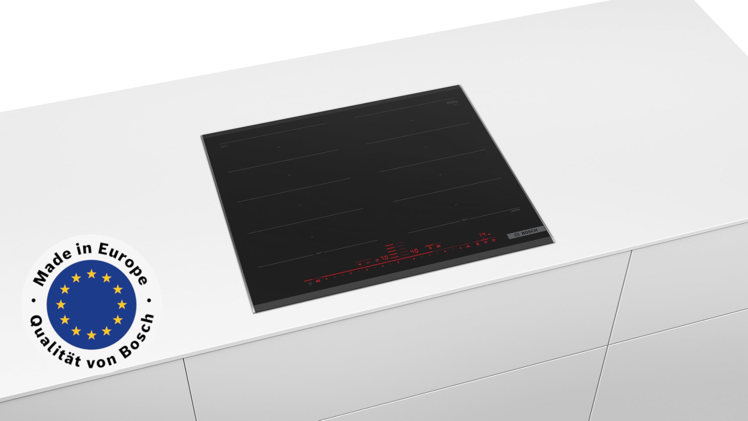 Bosch Serie 8 PXX675DC1E Induktionskochfeld 60 cm FlexInduction MoveMode Bratsensor PowerBoost Schwarz