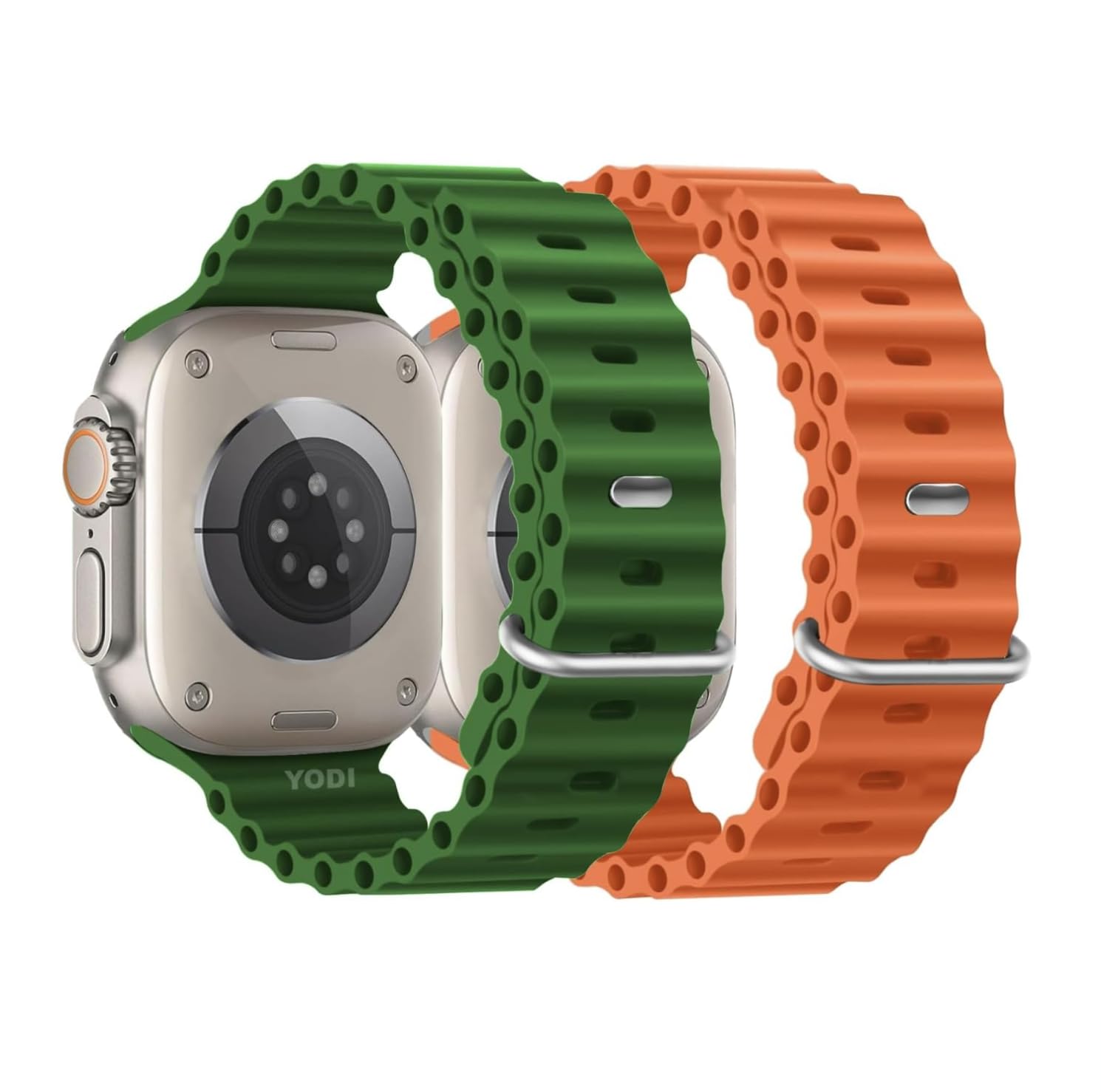 YODI Straps Compatible with Apple Watch 42mm 44mm 45mm 49mm, Replacement Band Soft Silicone Sport Strap for iWatch Ultra Series 8/7/6/5/4/3/2/1 SE