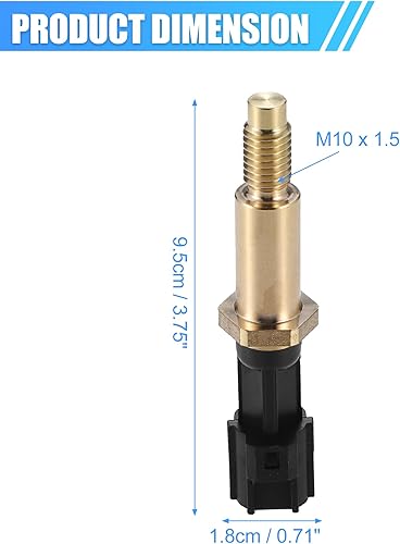 Miniatura 4 de uxcell Sensor de temperatura del refrigerante del motor No.8S4Z6G004A para Ford Focus 2008-2018 Sensor de temperatura del agua