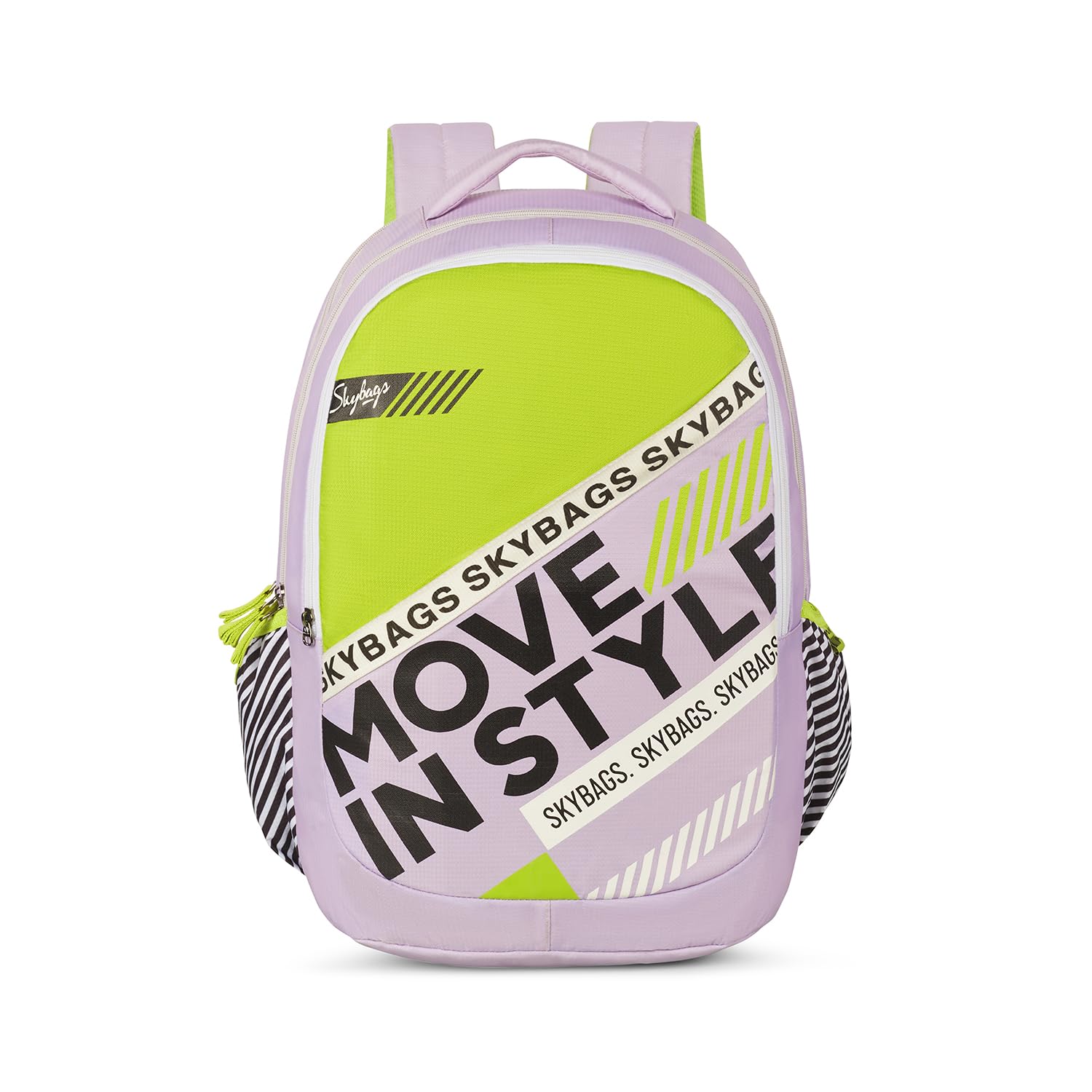 Skybags KLAN PLUS 06 3 Compartment SCHOOL BACKPACK NUDE PINK