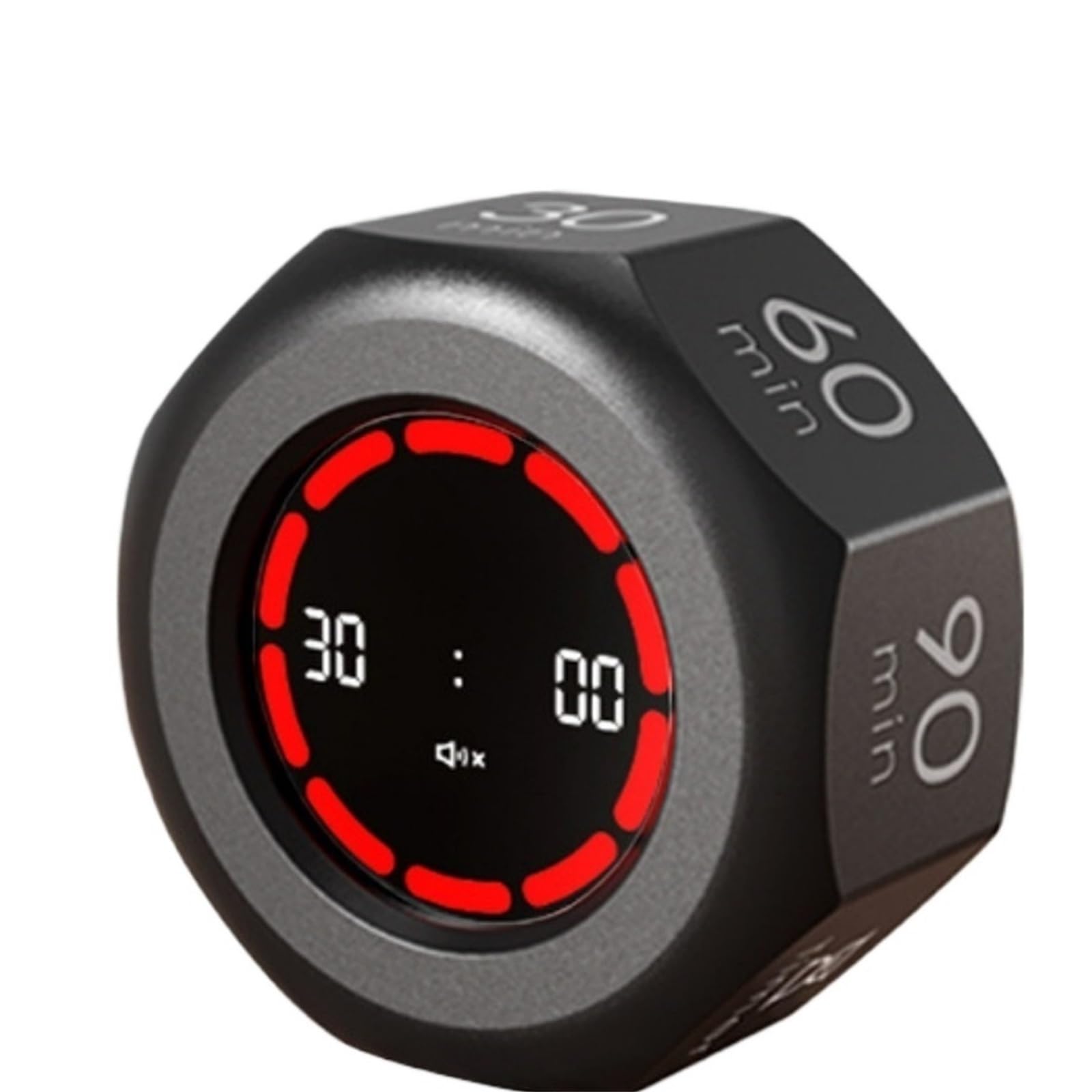 Portable Cube Timer, Flip Digital Countdown Clock(A)