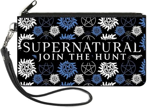 Buckle-Down Buckle-Down Zip Supernatural - Cartera pequeña para mujer, sobrenatural, 6.5 x 3.5 de EE. UU