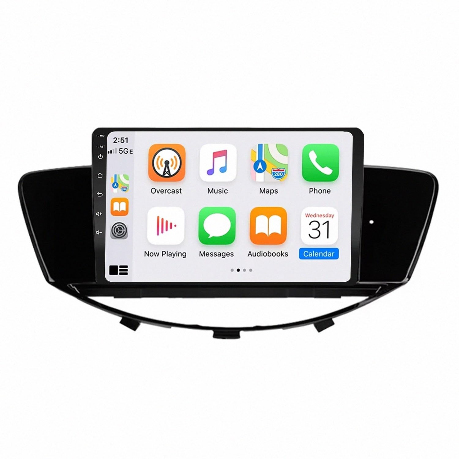 Radio 2 DIN para Subaru Tribeca 2007-2011 con pantalla multimedia y Android Auto 8