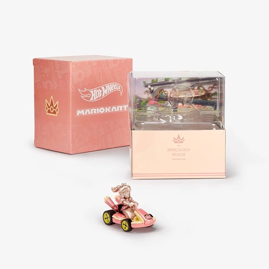 Hot Wheels MARIOKART ピンクゴールドピーチ Hot Wheels Mario Kart Pink Gold Peach SDCC 2022 Exclusive