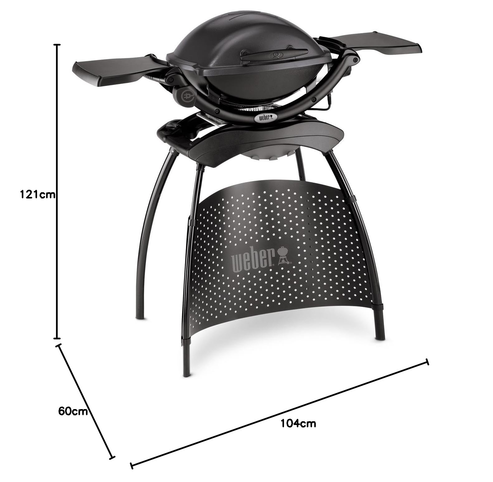 Weber Q 1400 Barbecue Kettle Elettrico 2200W Nero, Grigio