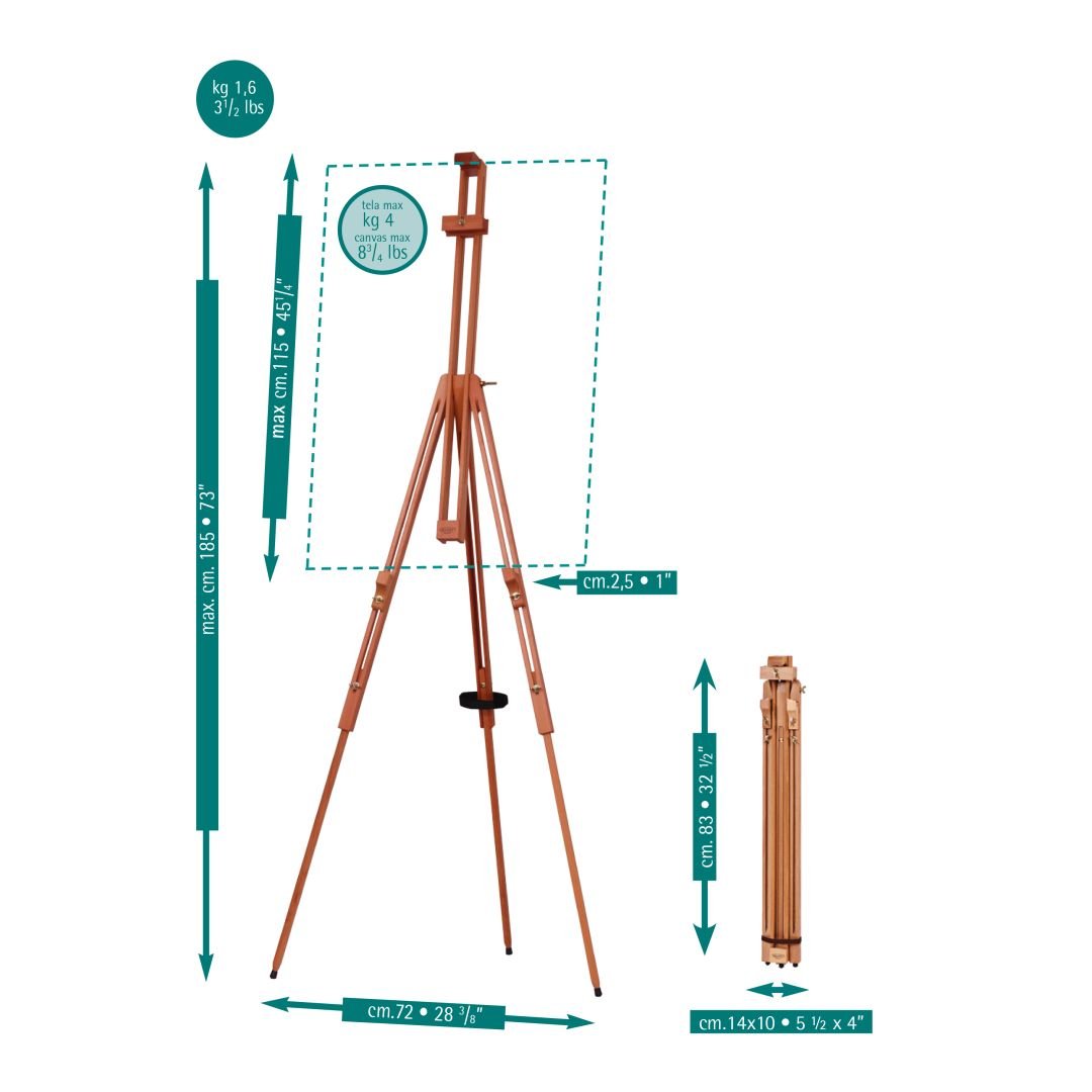 MABEF Beech Wood Alternative Basic Field Easel