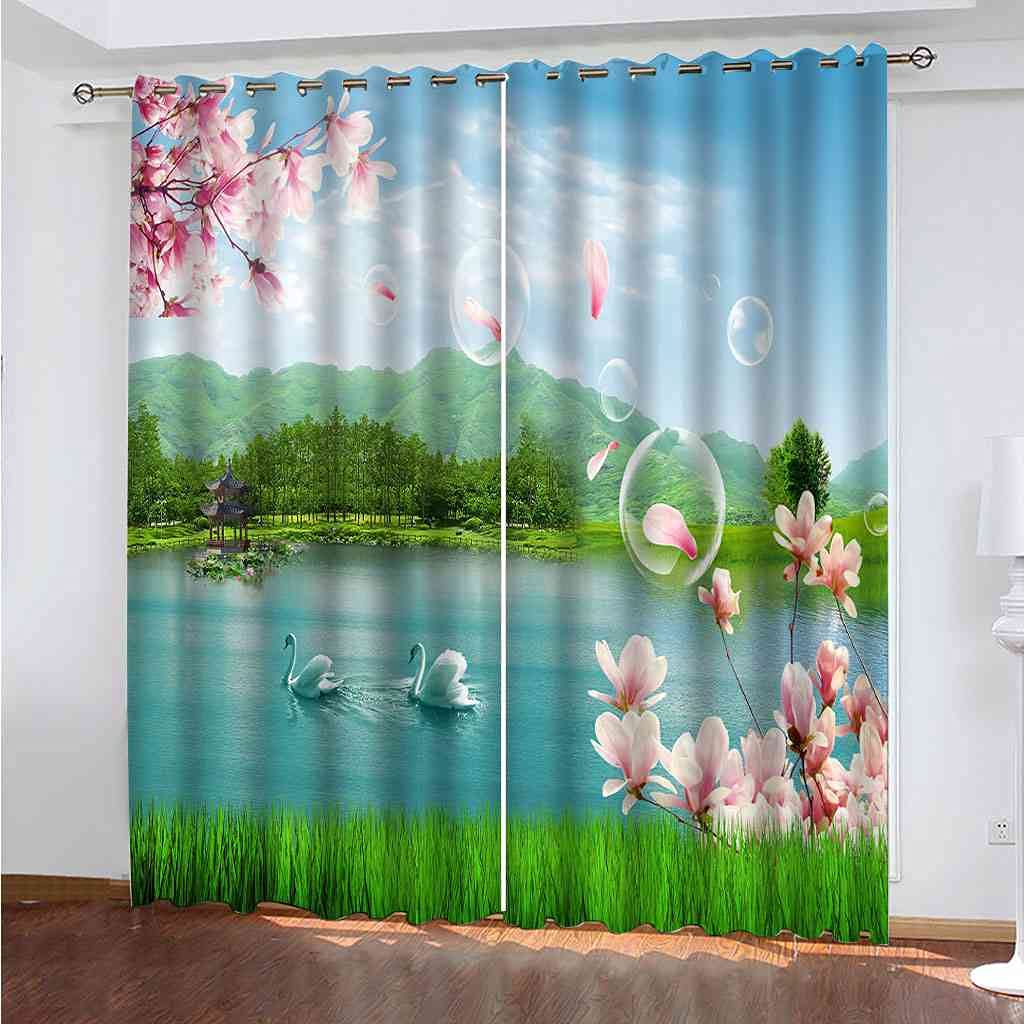 Rideau de Salon et Chambre d'Enfant occultant 200x160 cm élégant