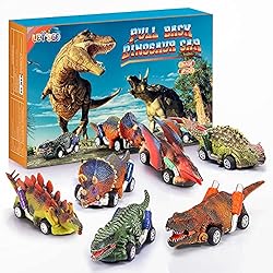 Stfitoh Toys for 2 3 4 5 6 Year Old Boys Girls, Dinosaur Toys for Boy Age 2-6 Year Old Kids Dino Cars Toy Gifts for Boys Age 2 3 4 5 6 Toddler Toy Birthday Xmas Gifts for Kids