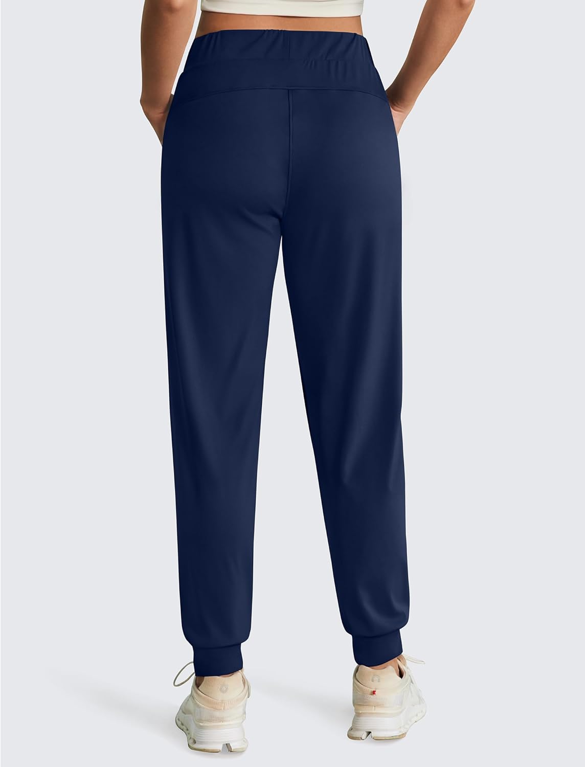 PINSPARK Women's Joggers Pants with Pockets, Stretch Athletic Track Pants Lightweight Running Workout Sweatpants - Image 2