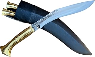 Gorkha Authentic Chitlange Kukri Knife Brass Handle 10.5