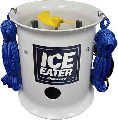 ICE EATER P500050 - Cable de alimentación de 115 V 50 pies de potencia de caballo de 0.5 - No requiere montaje Estanque de hielo Descongelador de