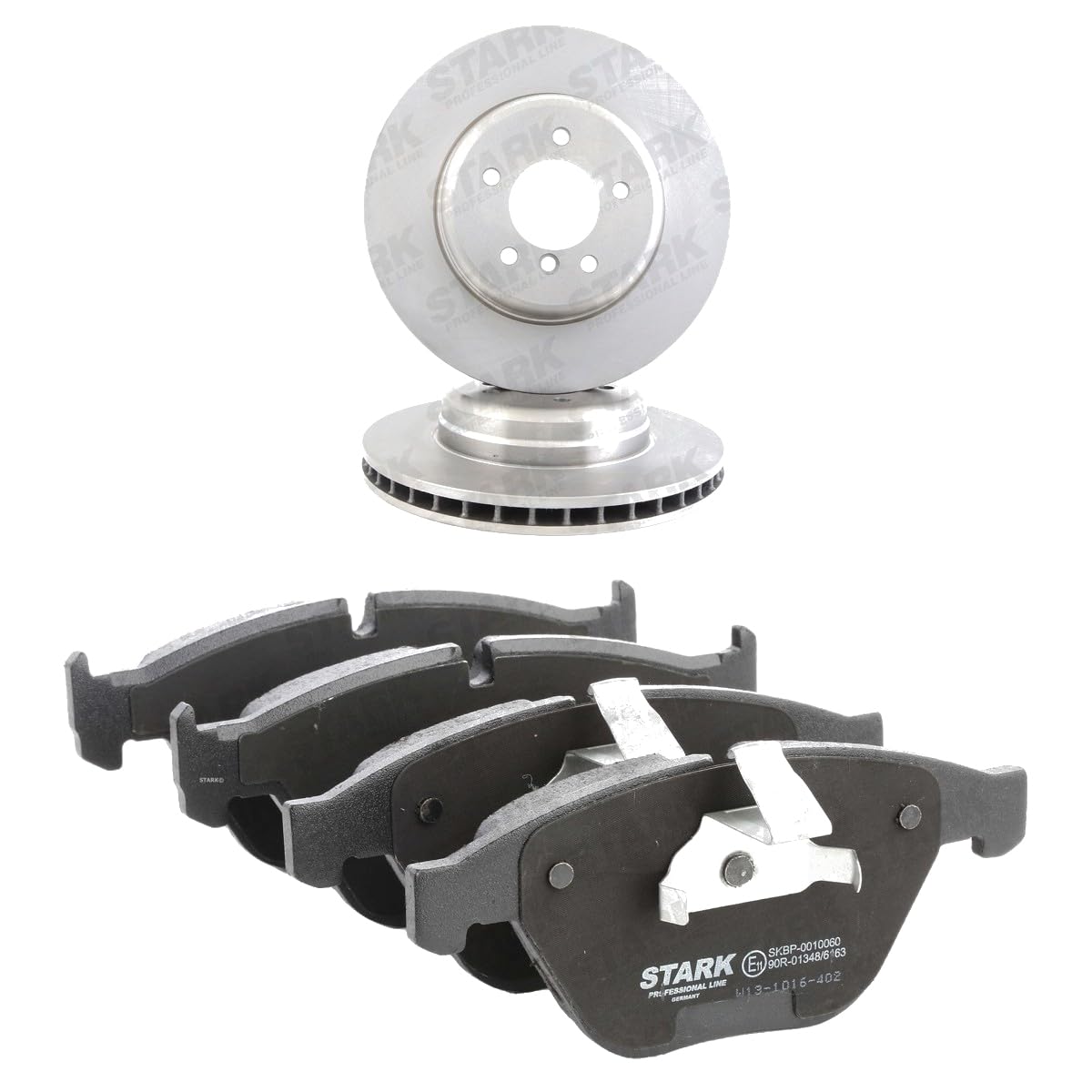 Kit freins avant STARK avec clip piston et tôle anti-bruit E60 - 8