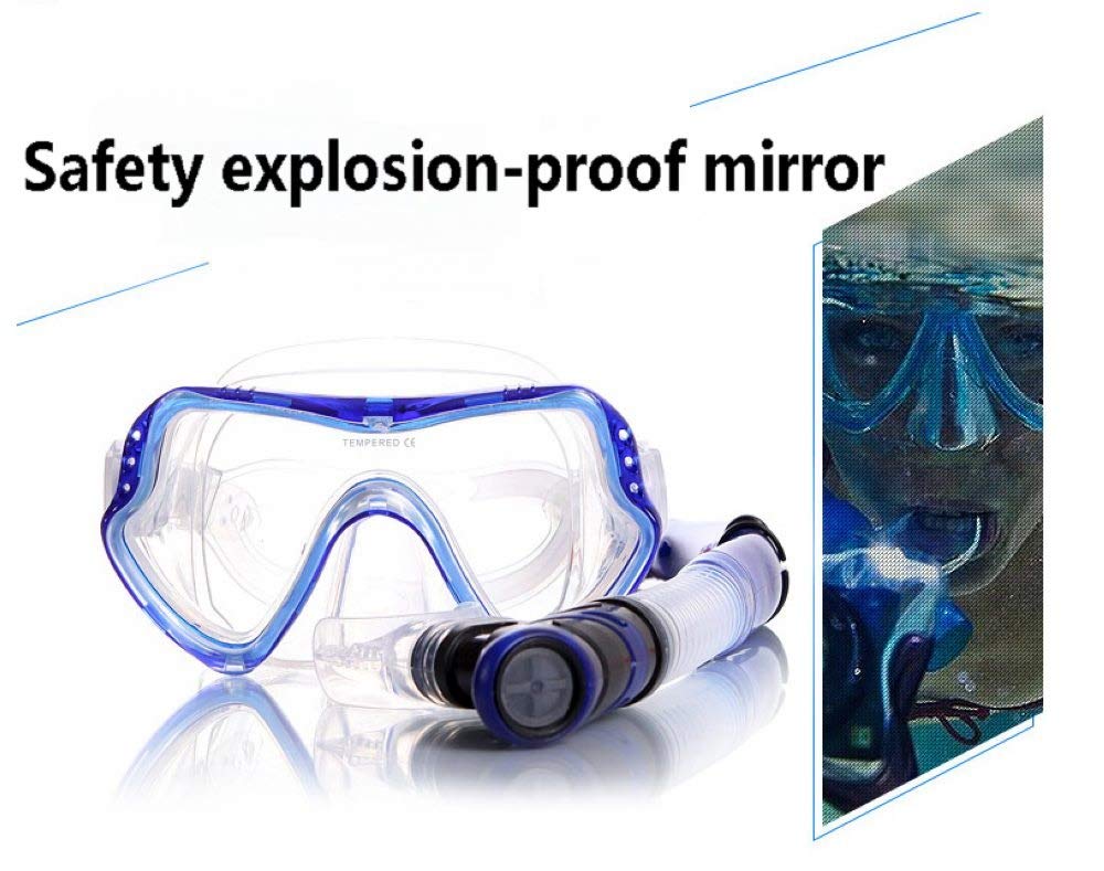 Wodoodporne Okulary Pływackie Hd Anti-Fog Z Maską Ochronną Na Nos - Unisex Sprzęt Do Nurkowania I Snorkelingu