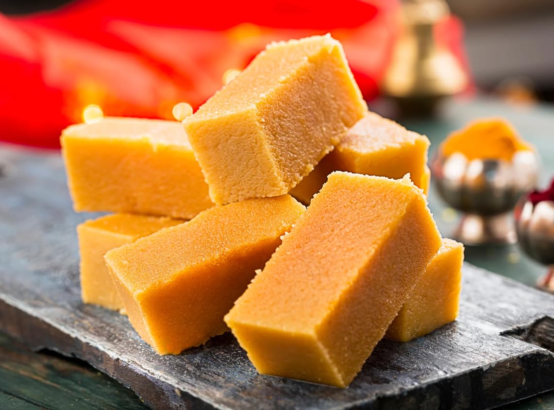 Grand Sweets and Snacks (GSS) Soft Mysore Paa - Soft (Pack of 2) Each Pkt 250g (B-P)