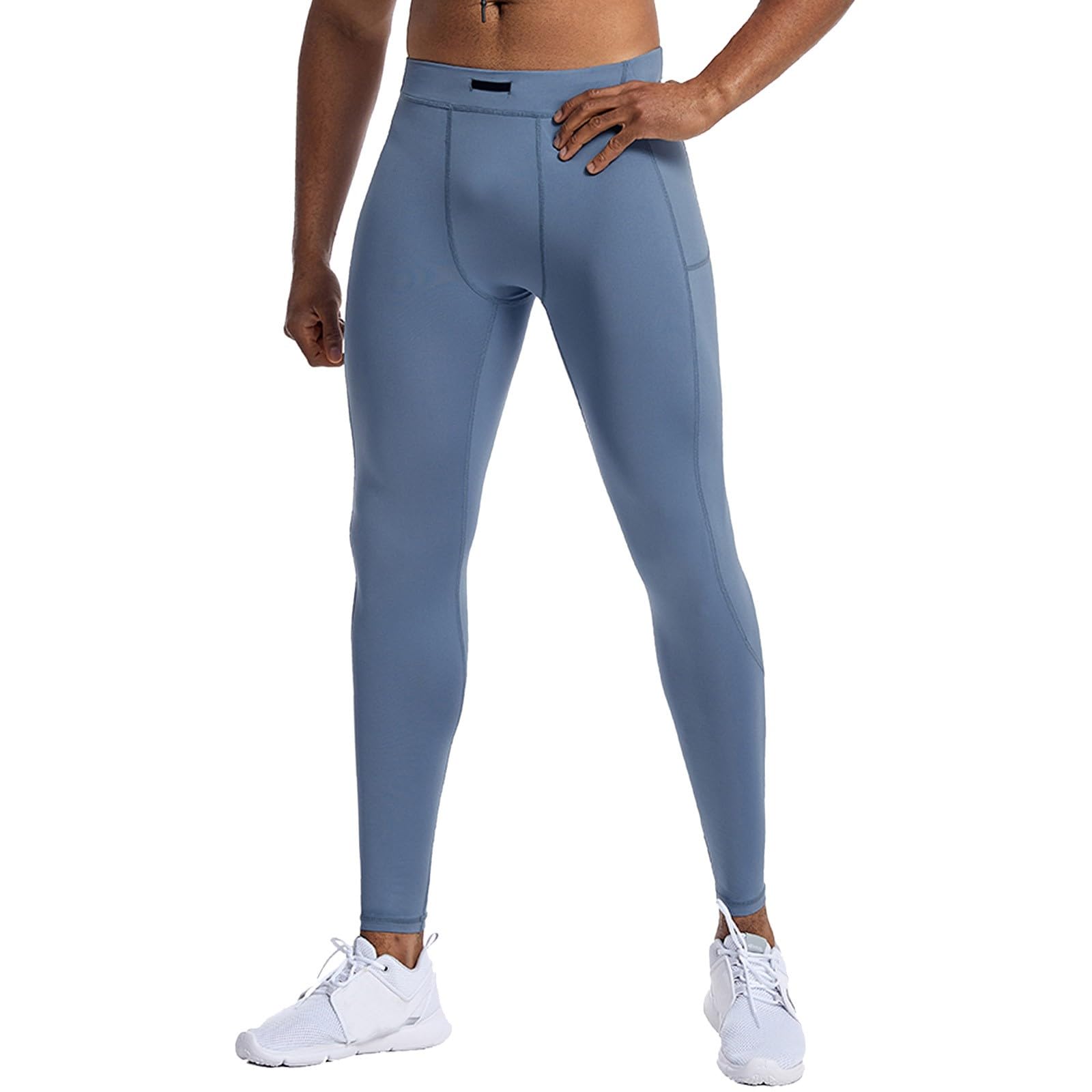 Cuwtheugwg Leggings Compression Homme - Collants Sport Respirants Chauds Pour Fitness, Running, Basketball Et Cyclisme