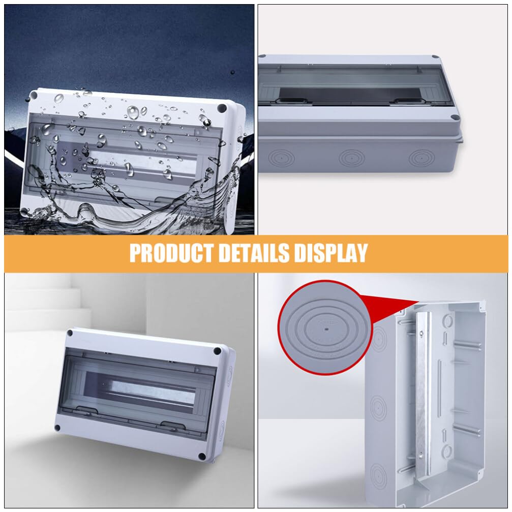 Uonlytech Scatola Giunzione Elettrica Per Esterni Quadro Distribuzione Con Circuiti Facile Installazione e Design Moderno Per Uso Domestico e Professionale