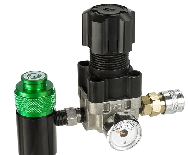 Clover Airsoft-Amped Airsoft HPA Regulator for Wolverine Polarstar Redline Systems 120 PSI Maximum Output Works with SLP Tanks