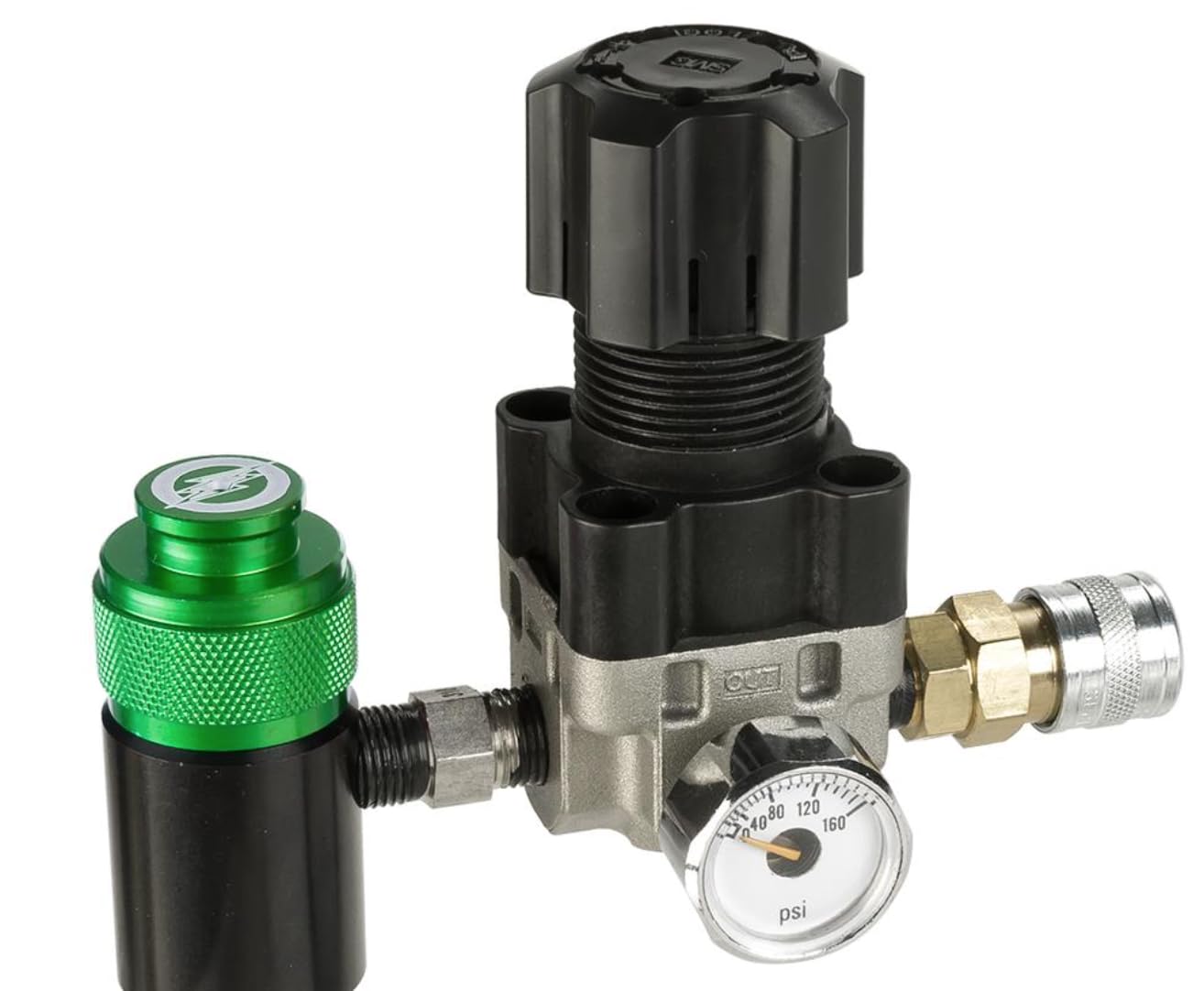 Clover Airsoft-Amped Airsoft HPA Regulator for Wolverine Polarstar Redline Systems 120 PSI Maximum Output Works with SLP Tanks